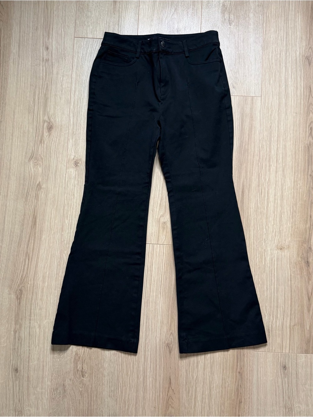 LOFT Black Flared Pants Size 8P